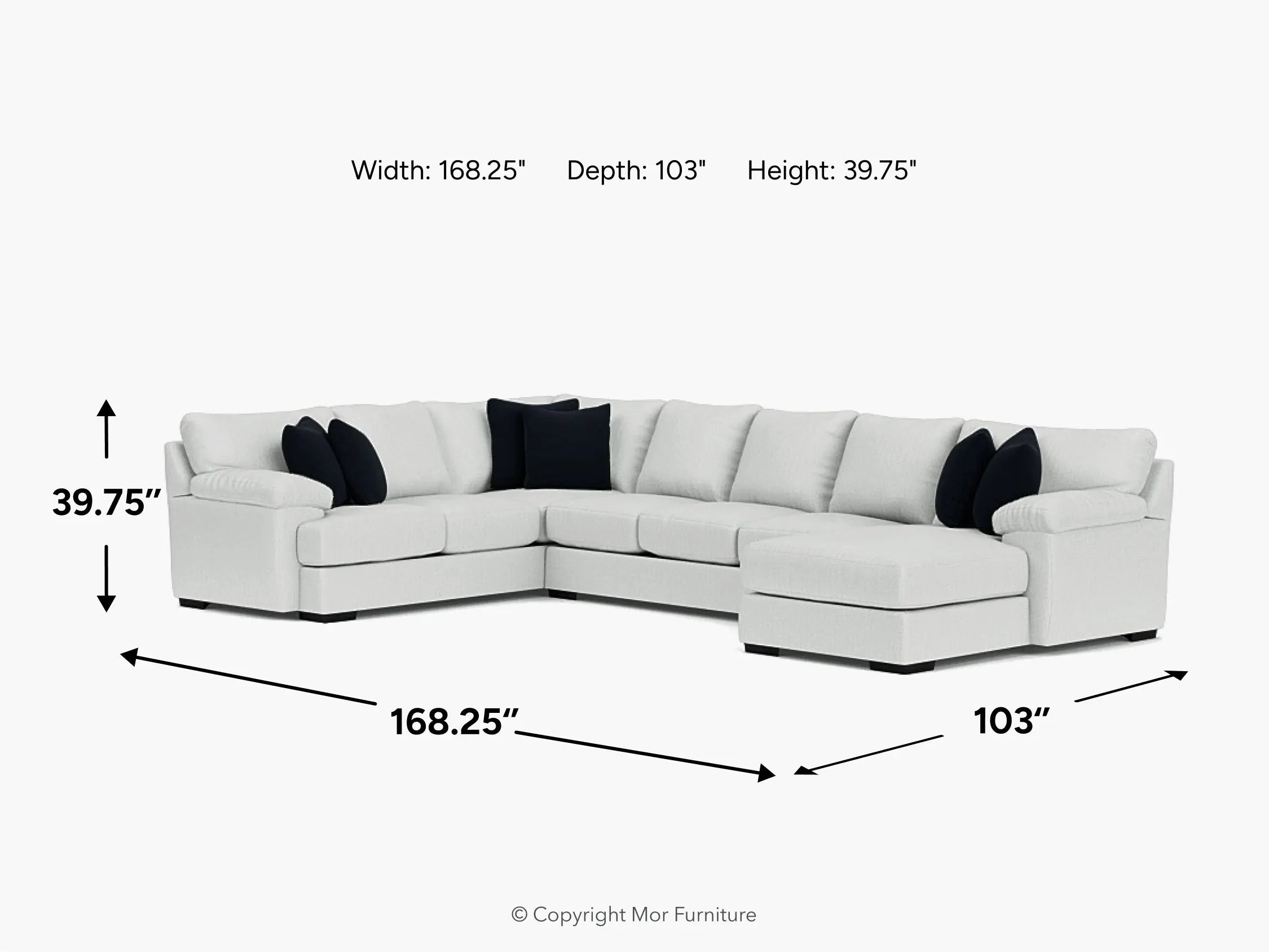 Bermuda Tux Sofa Chaise Sectional Custom