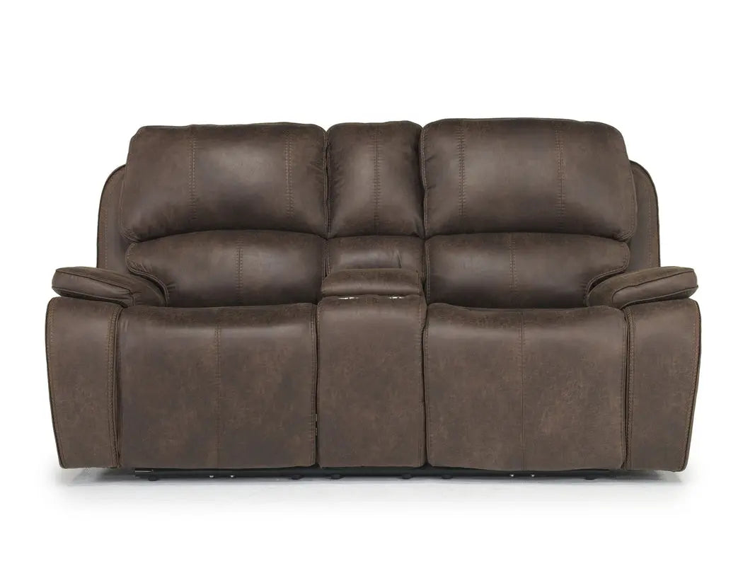 Brookings 2 Power Console Loveseat
