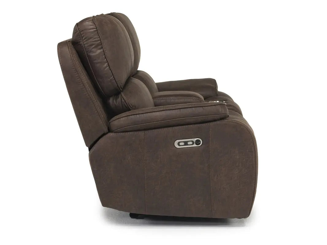 Brookings 2 Power Console Loveseat