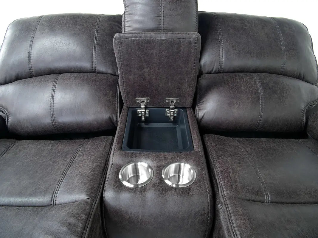 Brookings 2 Power Console Loveseat