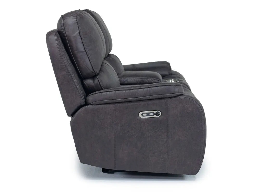 Brookings 2 Power Console Loveseat